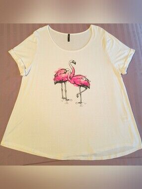 Flamingo T-Shirt Size 2X Edista LA